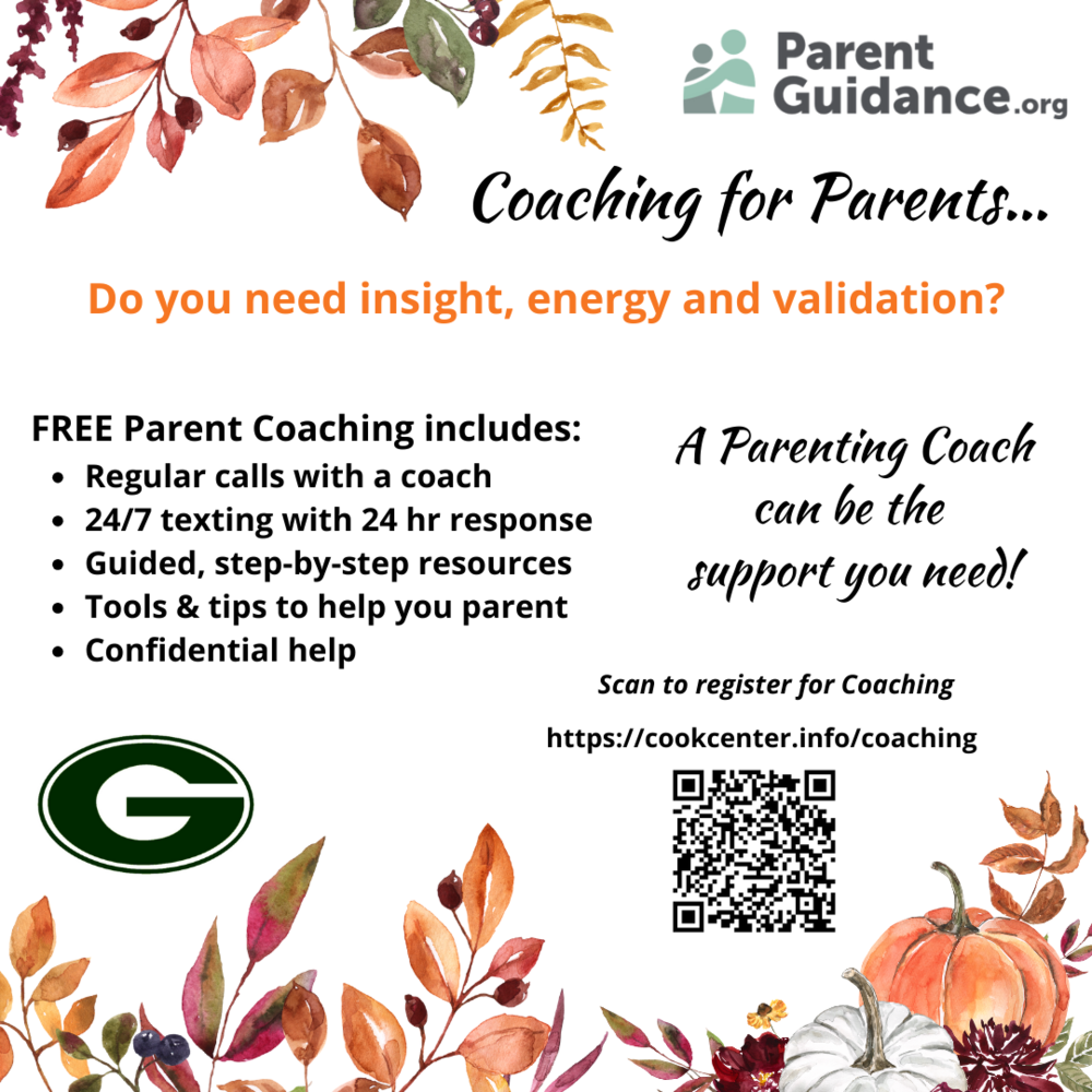 Free Parent Coaching Flyer